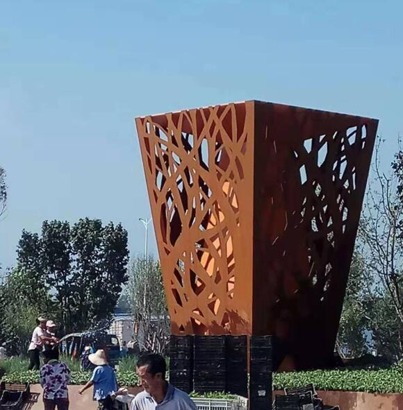 启东耐候钢板雕塑